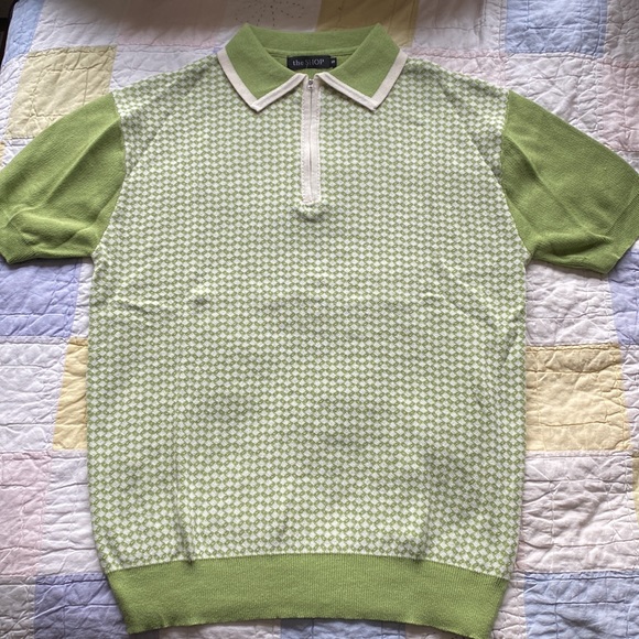 Men’s Knit Collared Tee - Picture 2 of 5